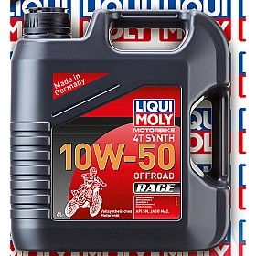 Huile moto 4L lIQUI MOLY 10W50 4T synth Offroad race