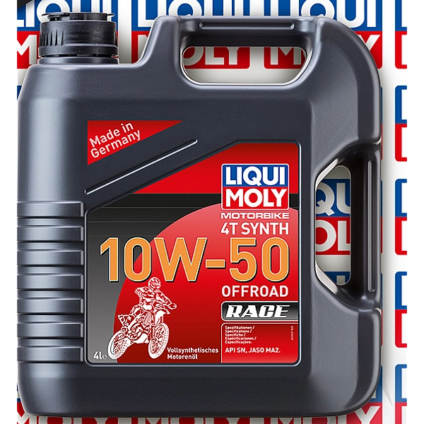 Huile moto 4L lIQUI MOLY 10W50 4T synth Offroad race
