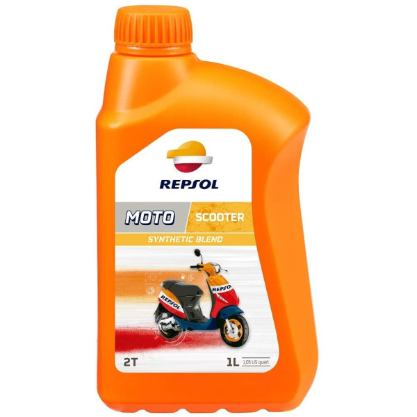 Huile moto scooter 2T 1L REPSOL