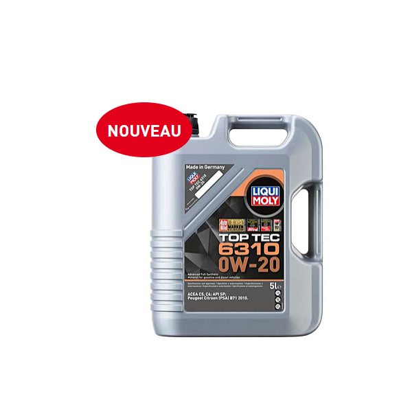 Huile Liqui Moly PSA 0w20 B71 2010  5L /6310