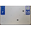 Plaque d'immatriculation Alizé MOTO Dept59