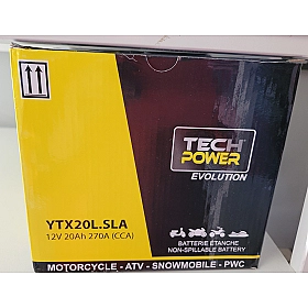 Batterie moto YTX20L.SLA 18ah 12v