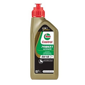 Huile moto Castrol 4T 5w40 Power1 Ultimate 1L
