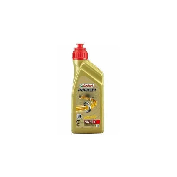 Huile moto 20W50 4T Castrol power 1 -1L